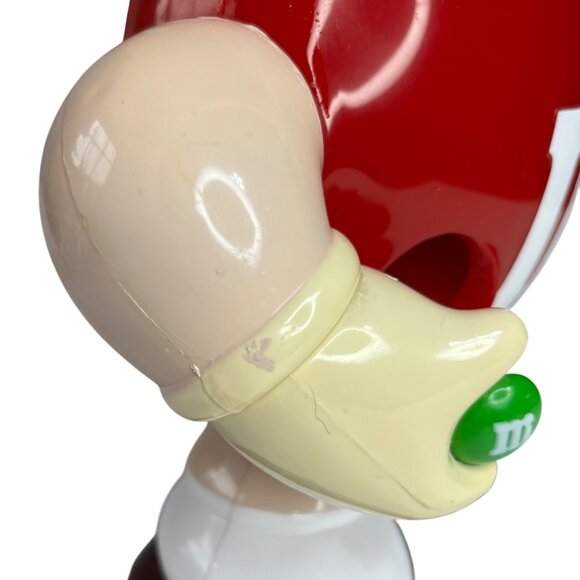 M&M Candy Dispenser Vintage Collectible Red Hand Waving Design - Picture 6 of 9